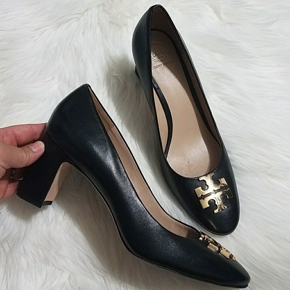 tory burch black heels